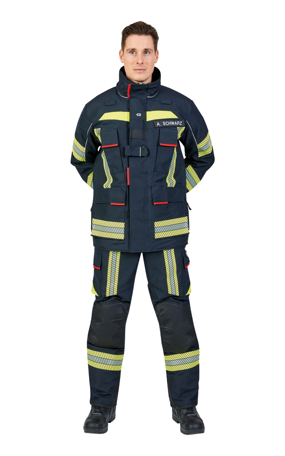 Bild von ROSENBAUER Feuerwehreinsatzjacke FIRE FLEX, NOMEX NXT, schwarzblau, Gr. 40-42 D