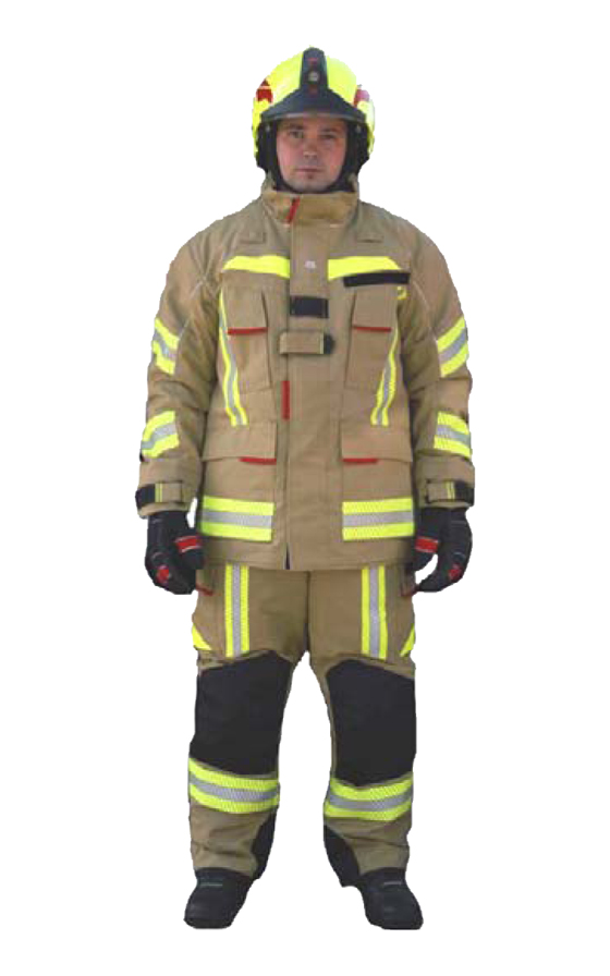 Bild von ROSENBAUER Feuerwehreinsatzjacke FIRE FLEX, NOMEX NXT, gold, Gr. 56-58 A