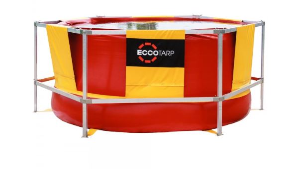 Bild von ECCOTARP Großvolumenbehälter mit Gerüst, 5550 x 1500mm, 35.000l