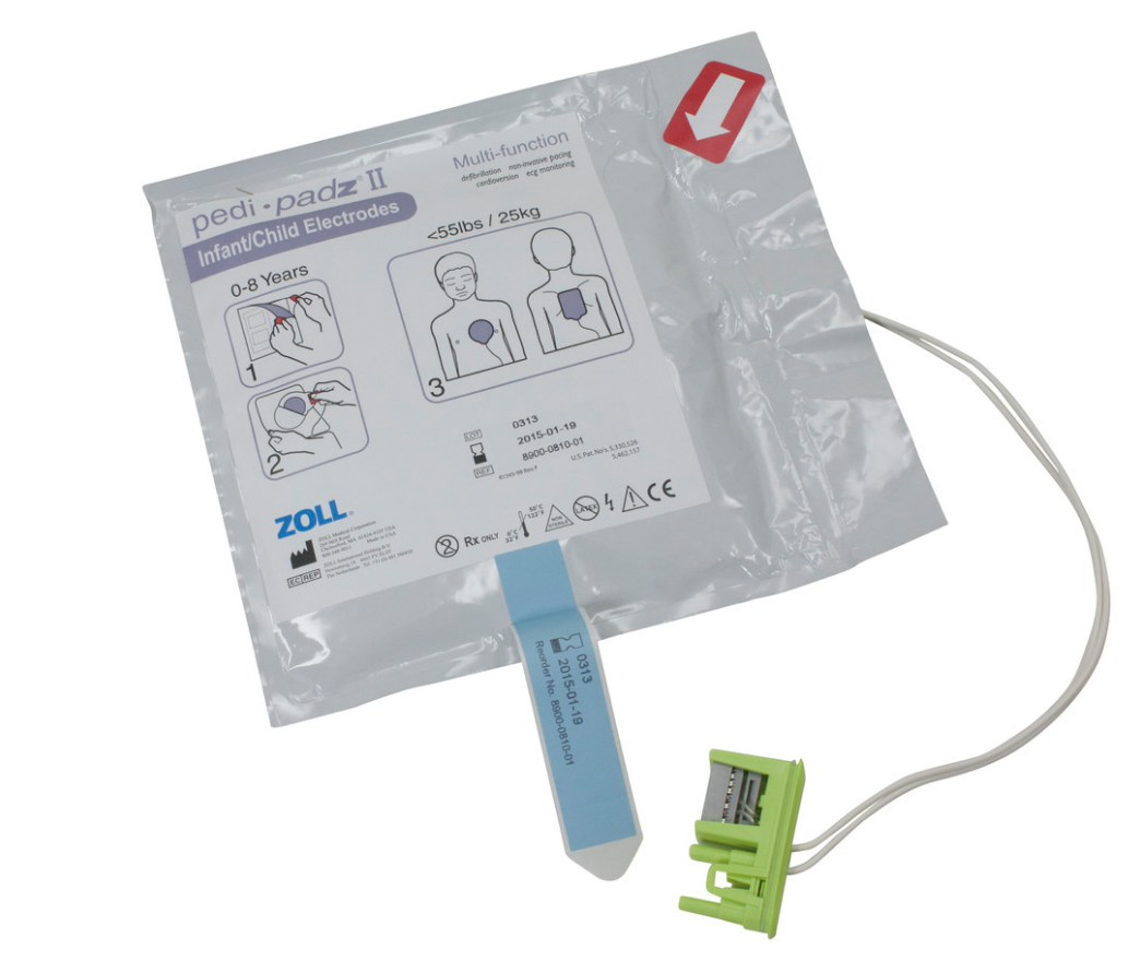 Bild von DÖNGES Zoll Elektro Pedi-Padz II, AED-Elektrode für Kinder, für AED plus, AED pro