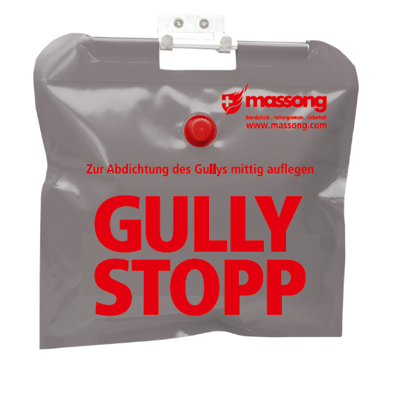 Bild von Gully-Schnellabdichtung GULLY-STOPP NEU ohne Frostschutzfüllung/ Wandhalter, 70x76,5 cm, grau
