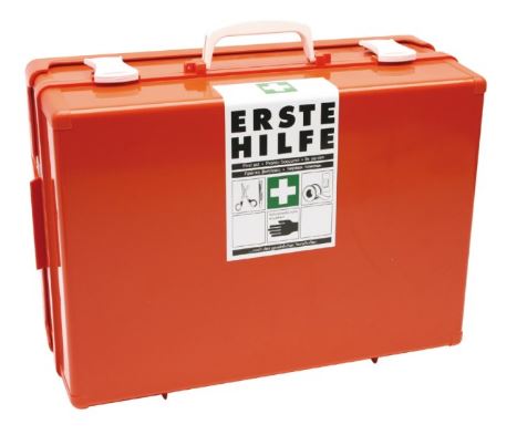 Bild von "Erste-Hilfe-Koffer ""MT-CD"", mit Normfüllung DIN 13169-E, Farbe orange"