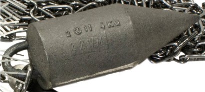 Bild von DÖNGES Fallgranate für Schornsteinwerkzeug, 73mm, 4kg